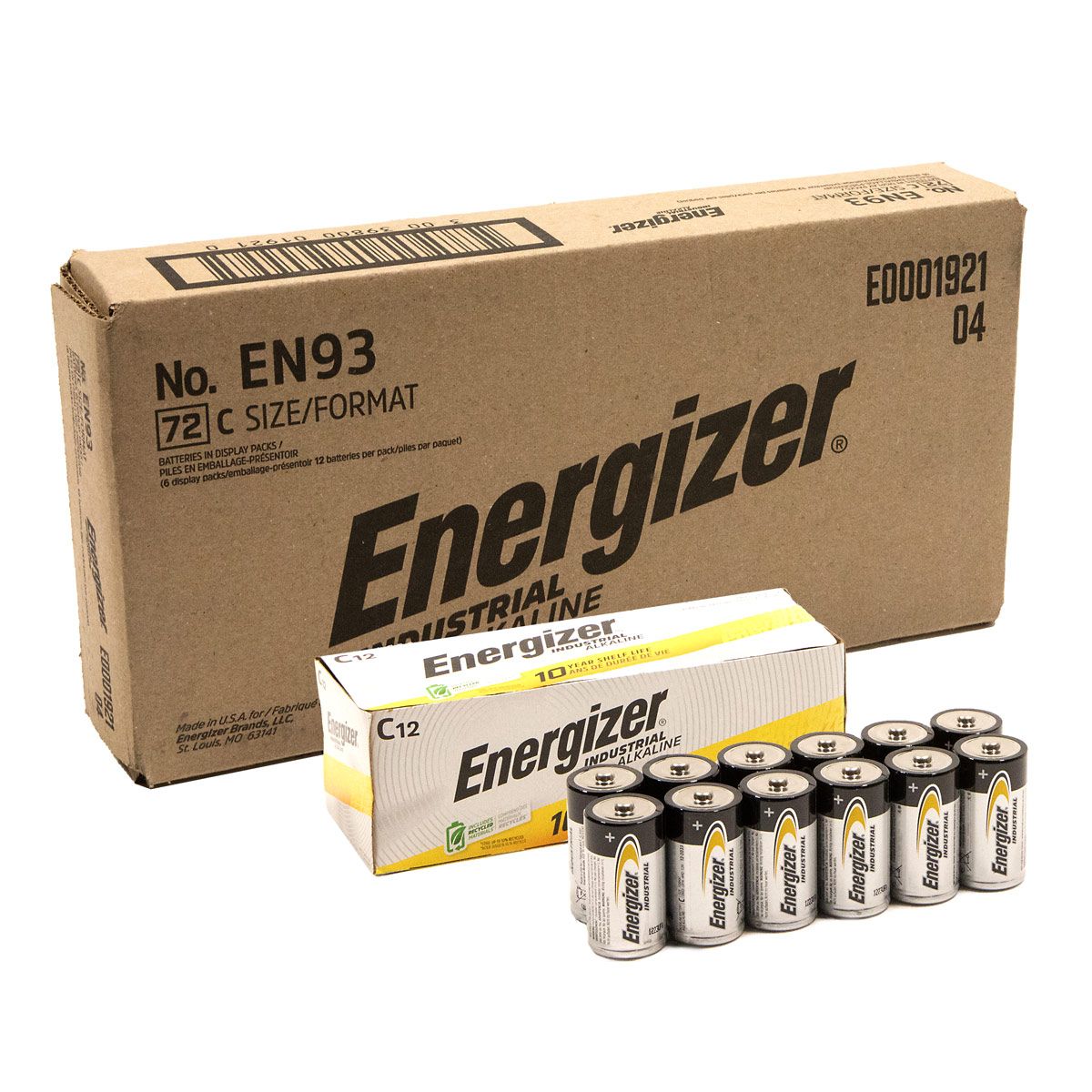 Energizer Industrial C EN93 Case of 72