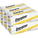JCB Products Energizer Industrial EN95 battery case with 72 batteries, showing the packaged batteries in a clear view.