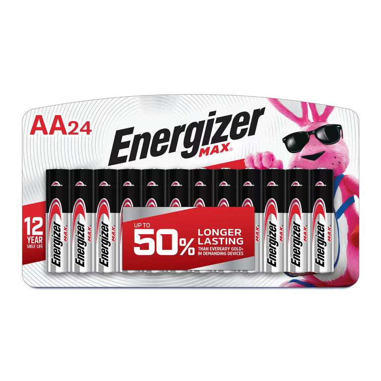 Energizer Max AA E91 Alkaline 24-pack