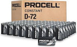 Duracell Procell D battery Case of 72 batteries $0.99/battery - JCB Products | Your Source for Professional Batteries 1-800-718-6114