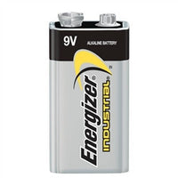 JCB Products Energizer Industrial 9V EN22 batteries, 12-pack, standard size batteries for industrial use