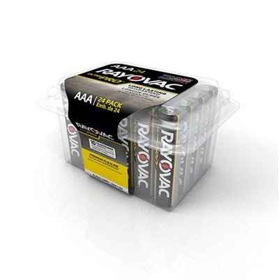 Rayovac UltraPro AAA battery 24-pack Made in USA $0.275/battery - JCB Products - Your Source for Electronics and Batteries 1-800-718-6114