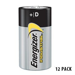 Energizer Industrial D battery 12-pack $0.94/battery Made in USA - JCB Products - Your Source for Electronics and Batteries 1-800-718-6114